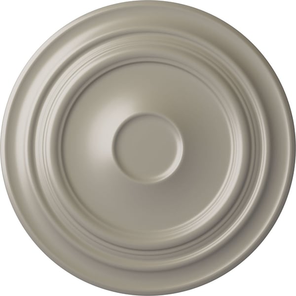 Ekena Millwork Giana Ceiling Medallion (Fits Canopies up to 7 7/8"), Hand-Painted Pearl White, 32 5/8"OD x 1 1/2"P CM32GIPWS - main